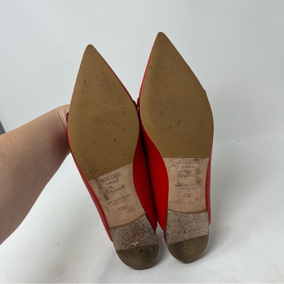 Malone Souliers X Ray Luwolt Marion Flat Slingback Sandal Size 40.5 or US 10.5 - Picture 8 of 9